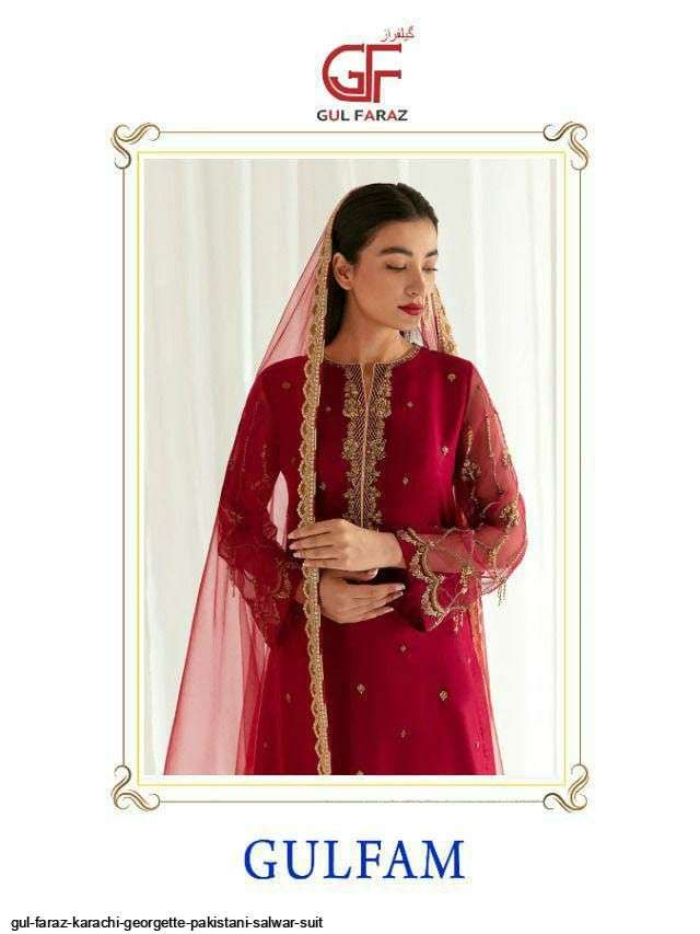  Rsf Gulfaraz series 536-538 pure georgette suit 