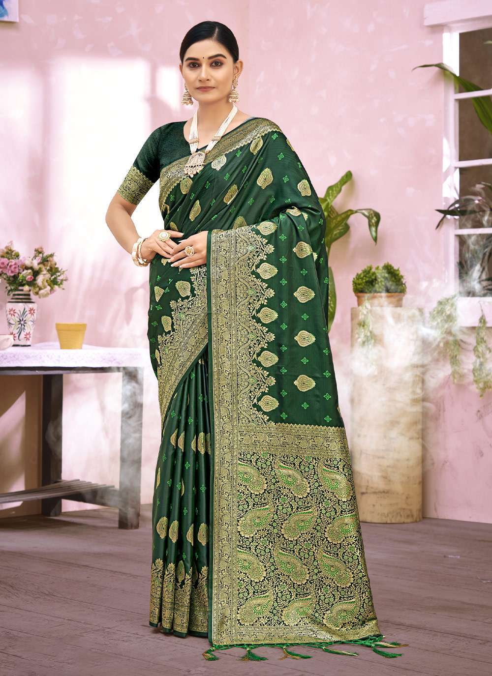sangam prints jalpari vol-5 Banarasi Silk saree