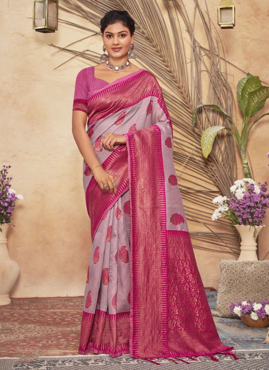 sangam prints mansi silk Cotton saree