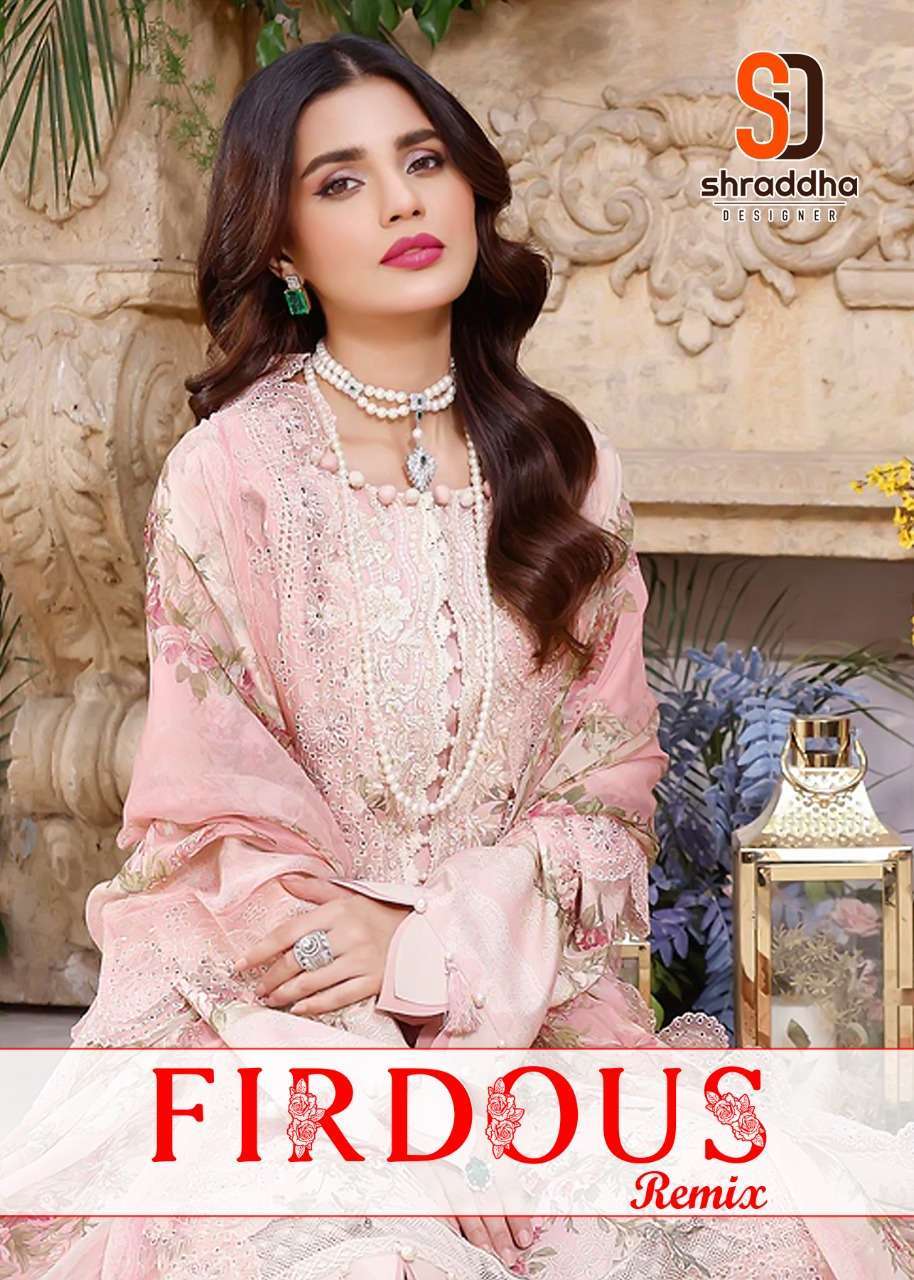 shraddha firdous remix series 2001-2004 lawn cotton suit 