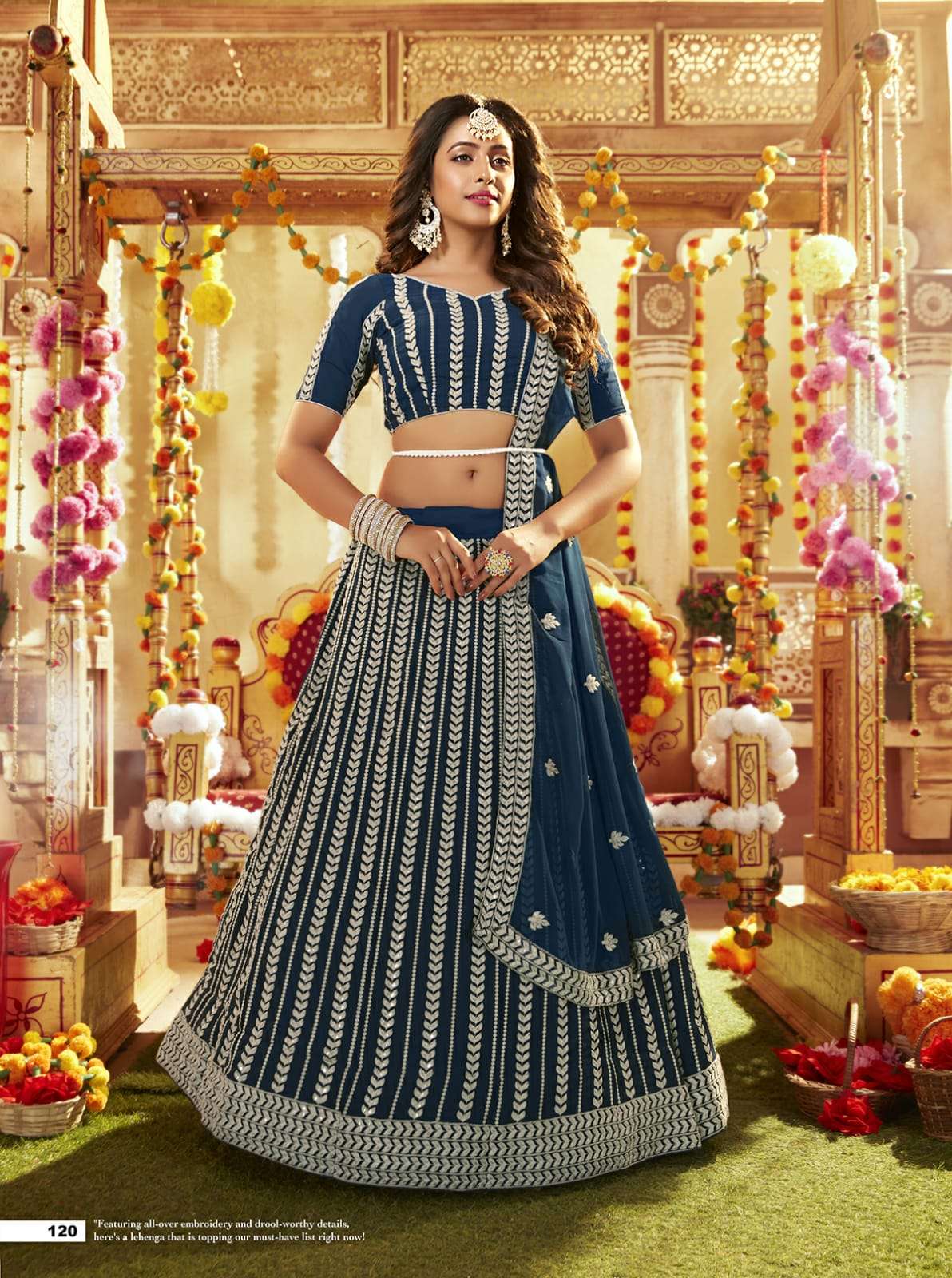 shree matee fashion designer faux georgette lehenga 