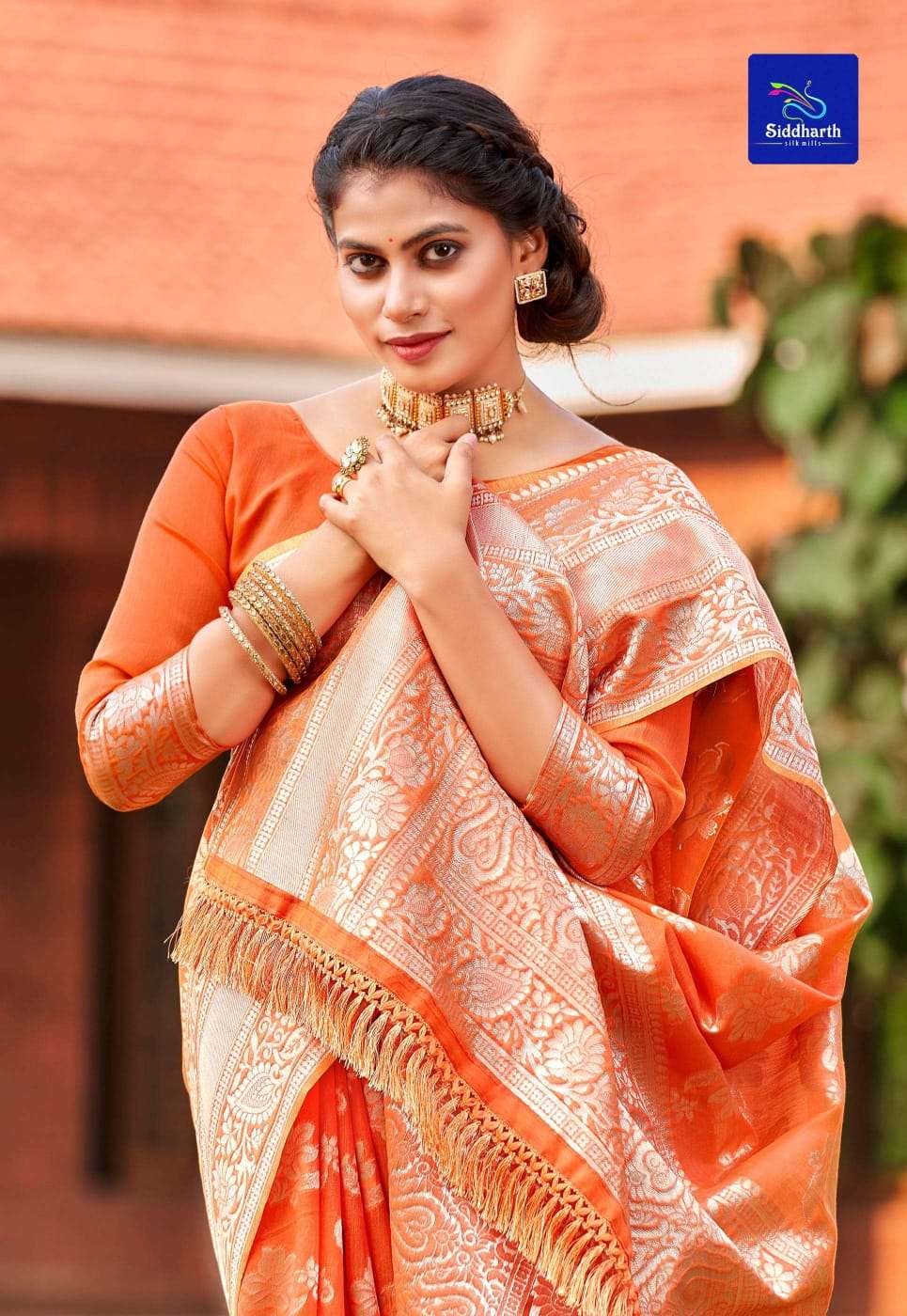 siddharth silk mills silk tanishq vol 1 series 1301-1306 cotton saree 