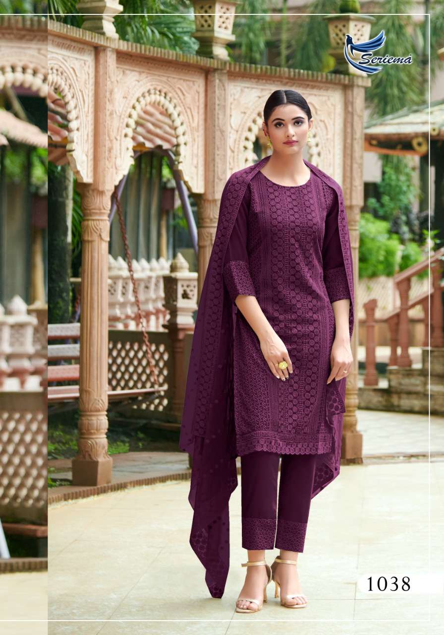 summer cool designer heavy shiffli suit 