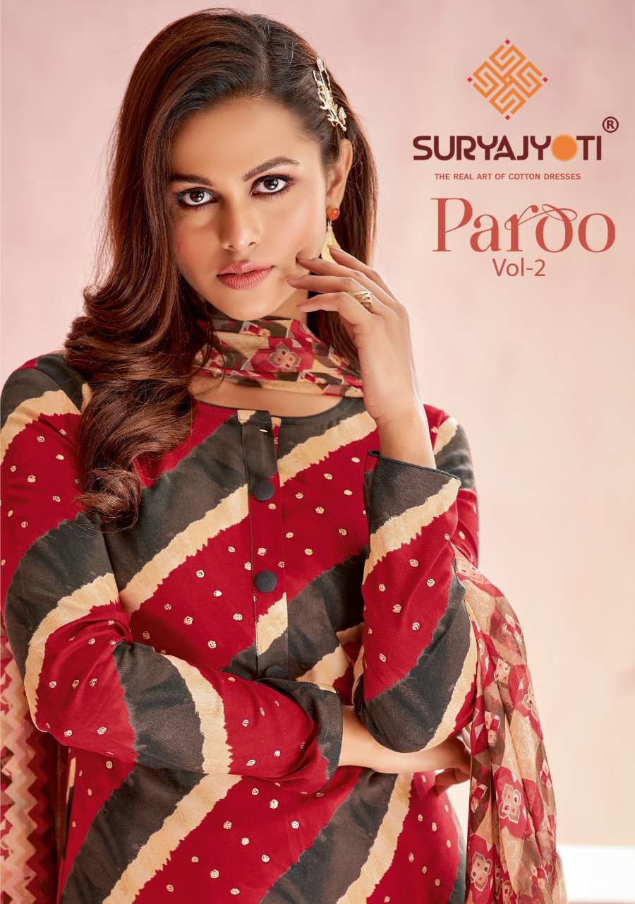 Suryajyoti Paroo Vol-2 series 2001-2008 Pure Rayon suit