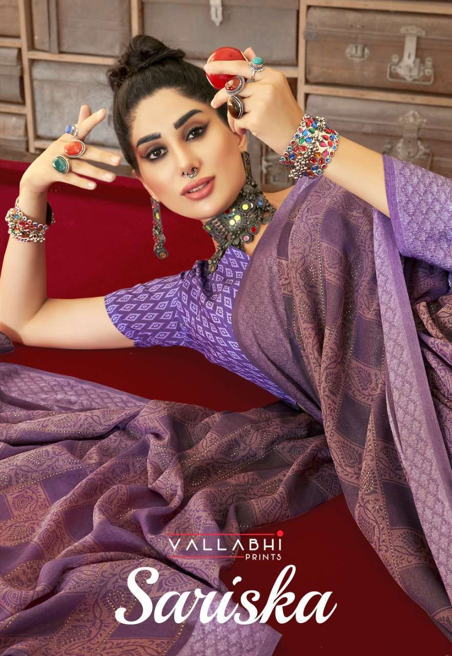 vallabhi sariska series 17191-17198 Georgette saree
