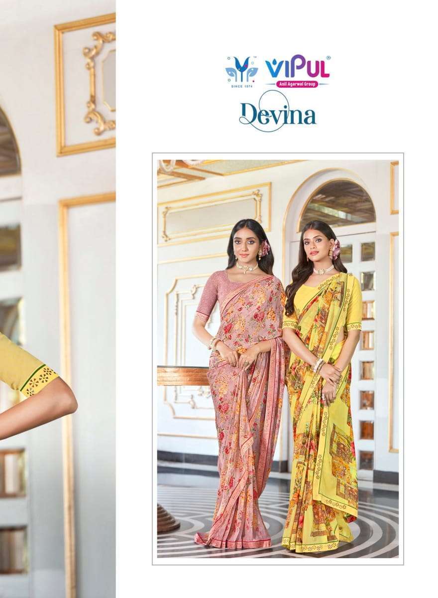 vipul devina series 58810-58814 weightless saree 