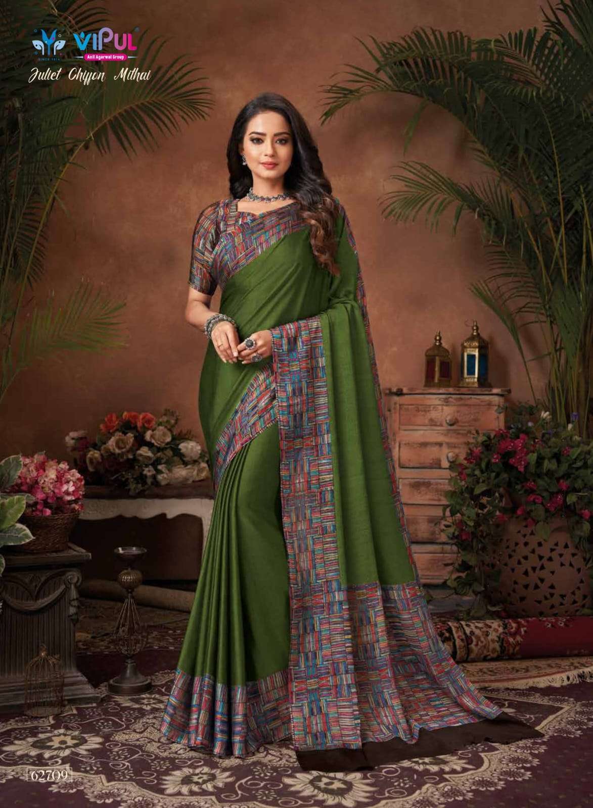 vipul juliet chiffon mithai series 62701-62712 juliet chiffon saree