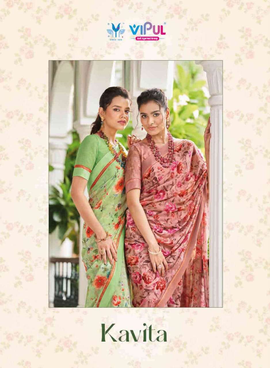 vipul kavita series 58707-58716 georgette saree 