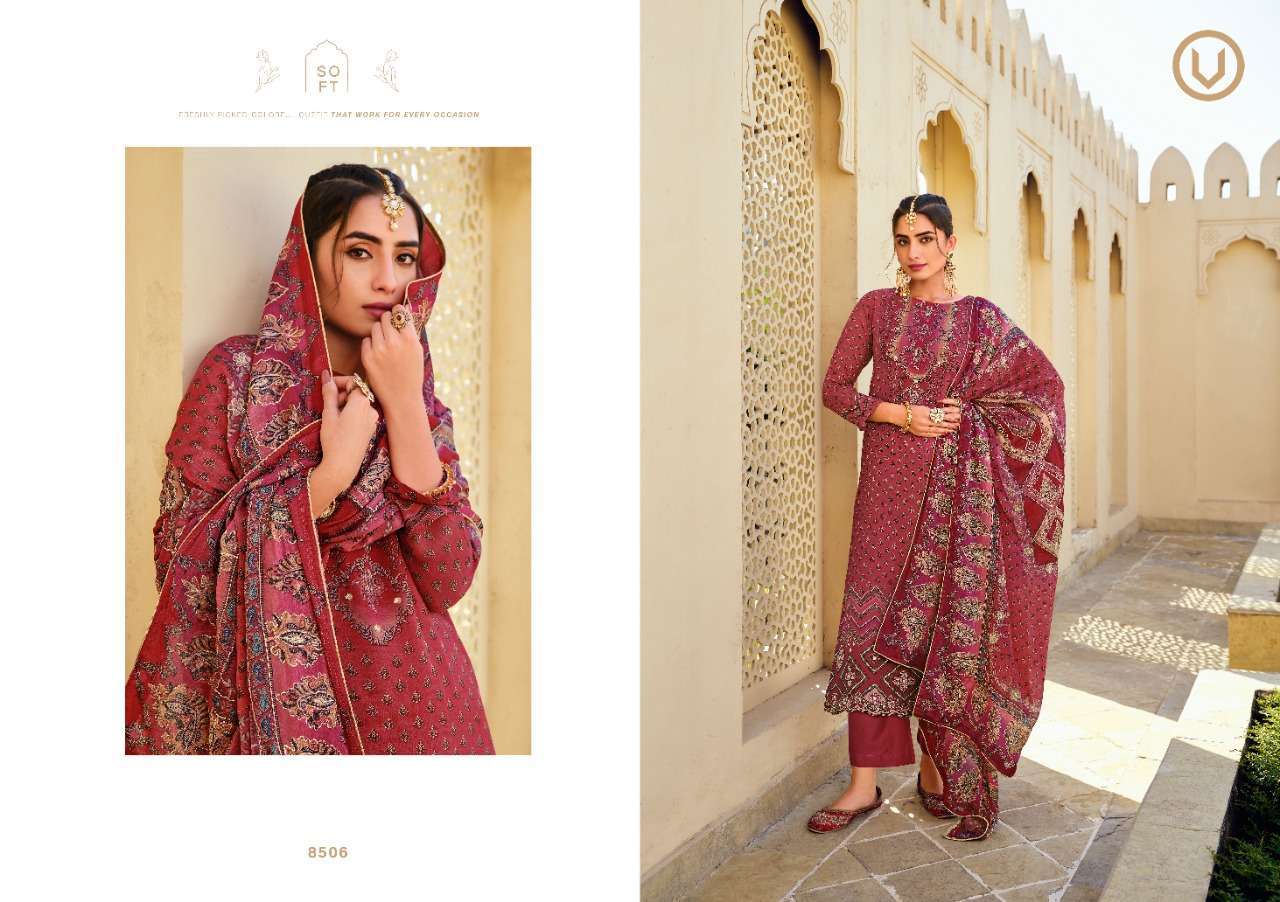vivek fashion world vol 26 series 8501-8508 georgette suit 