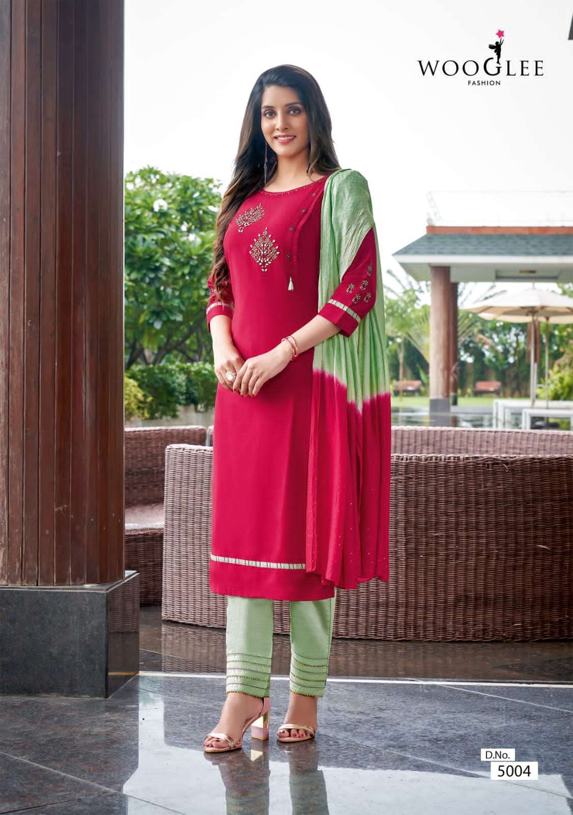 wooglee desitny nx series nylon viscose  readymade suit
