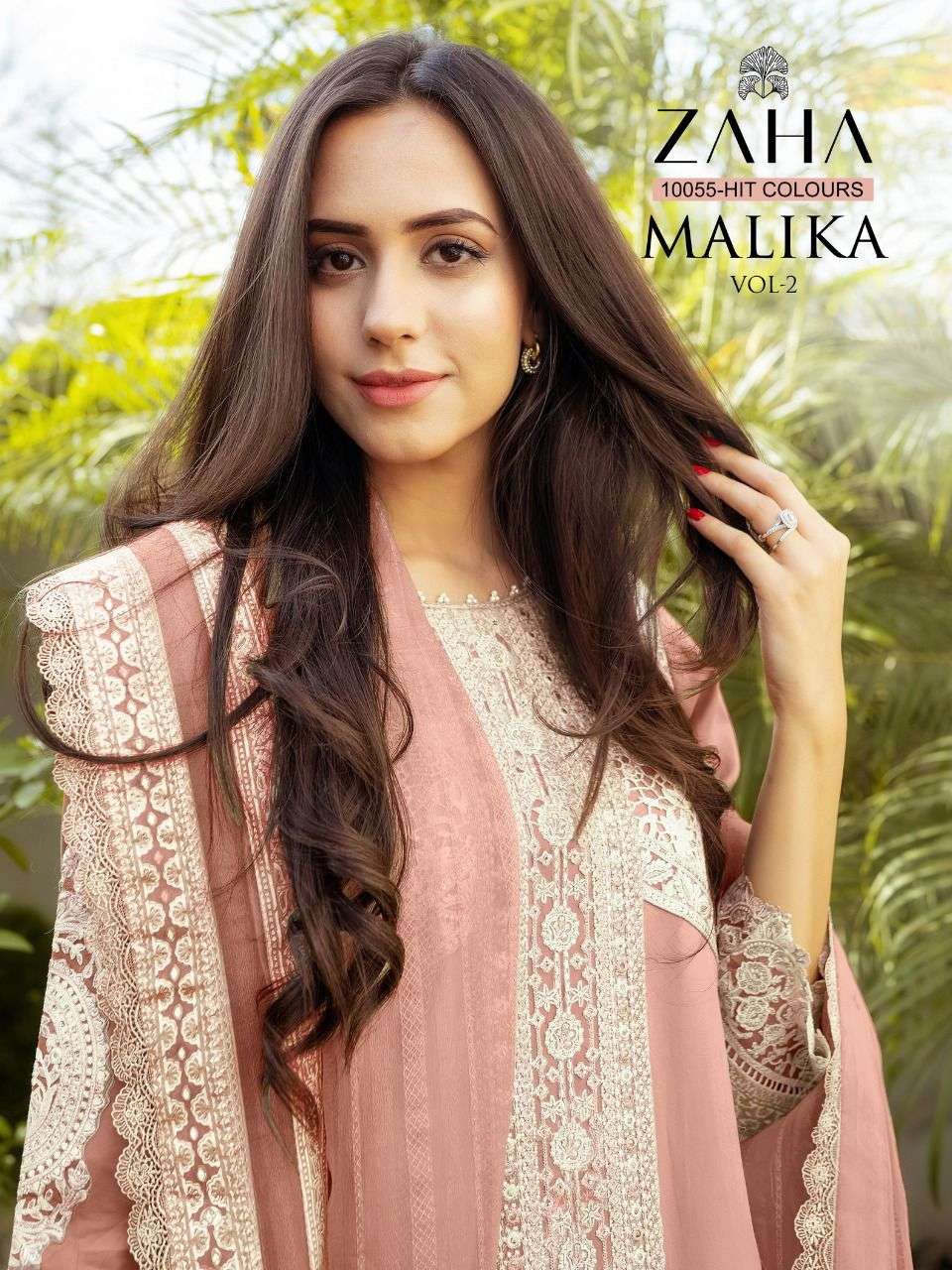 zaha mailka vol 2 designer georgette suit 