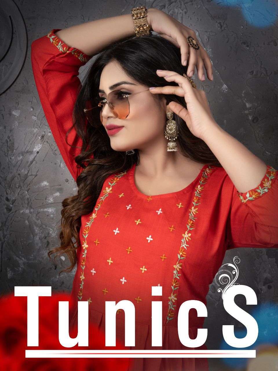 aagya tuncis vol 2 series 001-009 rayon slub kurti 