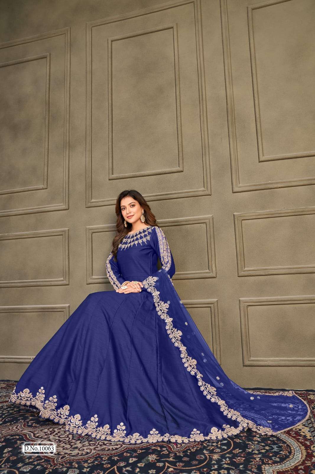 anjubaa vol 6 series 10061-10064 art silk suit