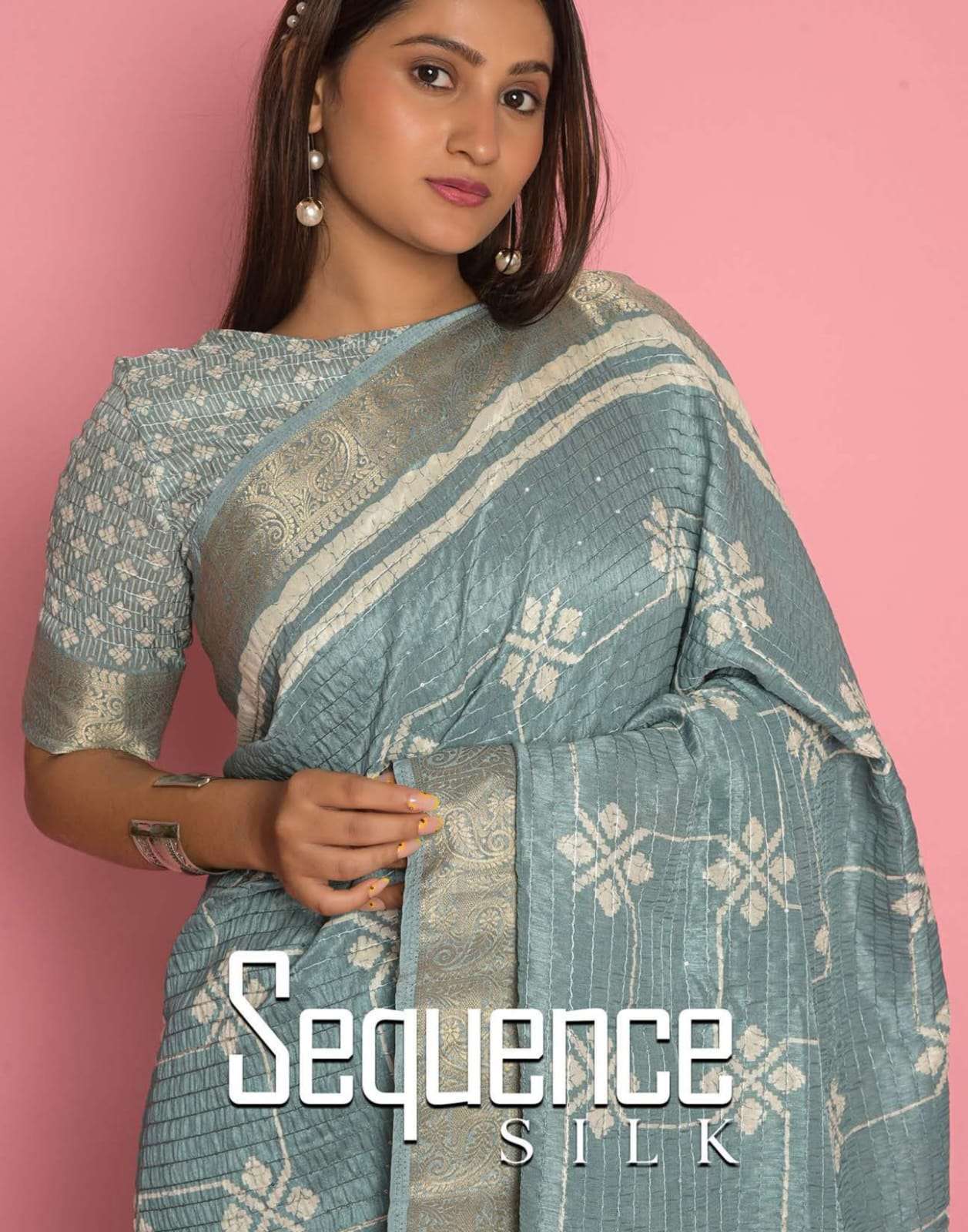 ashima sequence silk series 6101-6108 Dola silk weaving saree