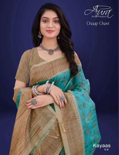 aura kayaas vol 4 series 46-53 fancy saree 