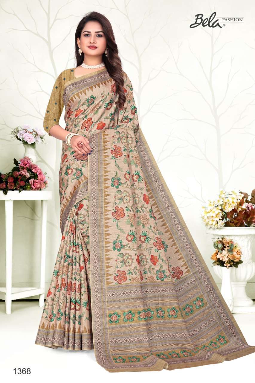 bela fashion mahima series 1362-1368 kiya silk Digital print saree