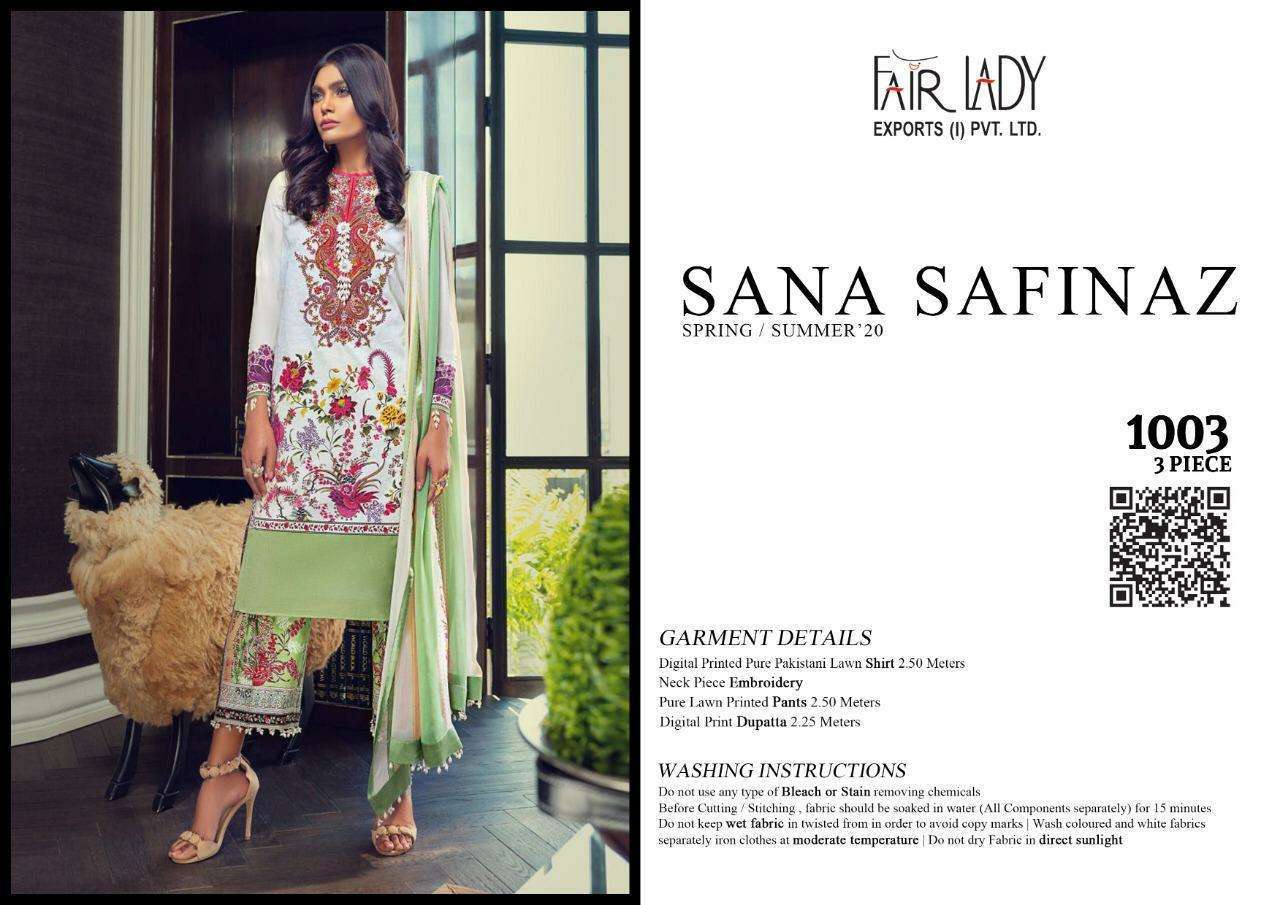 fairlady sana safinaz 1003 lawn pakistani suit 