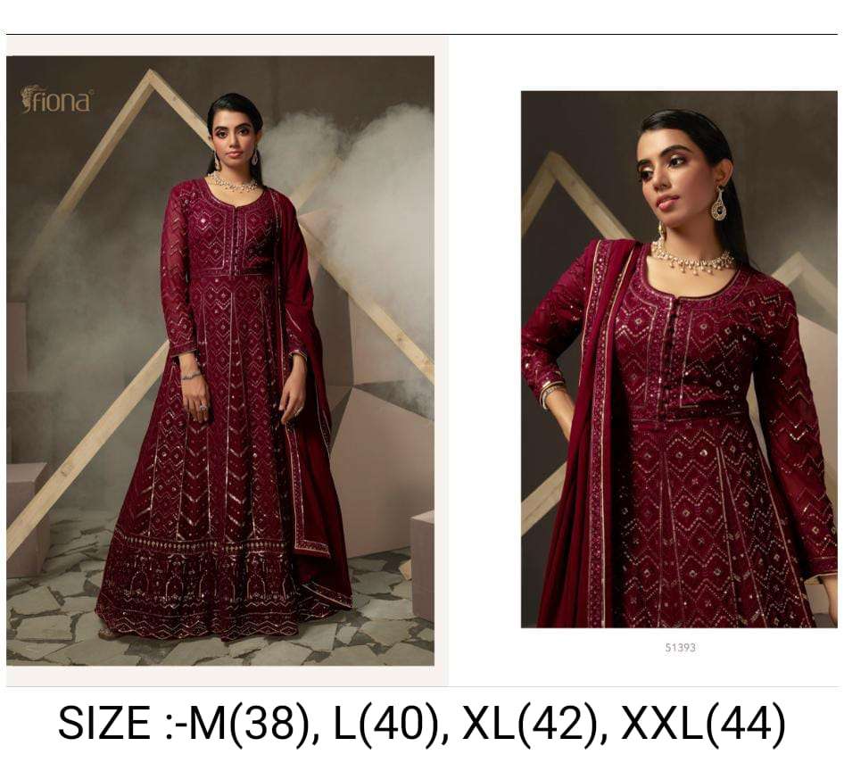 FIONA SHAHEEN DESIGNER REAL GEORGETTE KURTI WITH DUPATTA