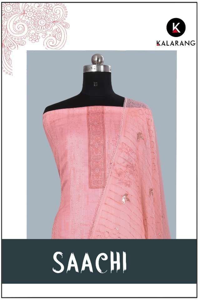 kalarang saachi series 6178 muslin weaving suit 
