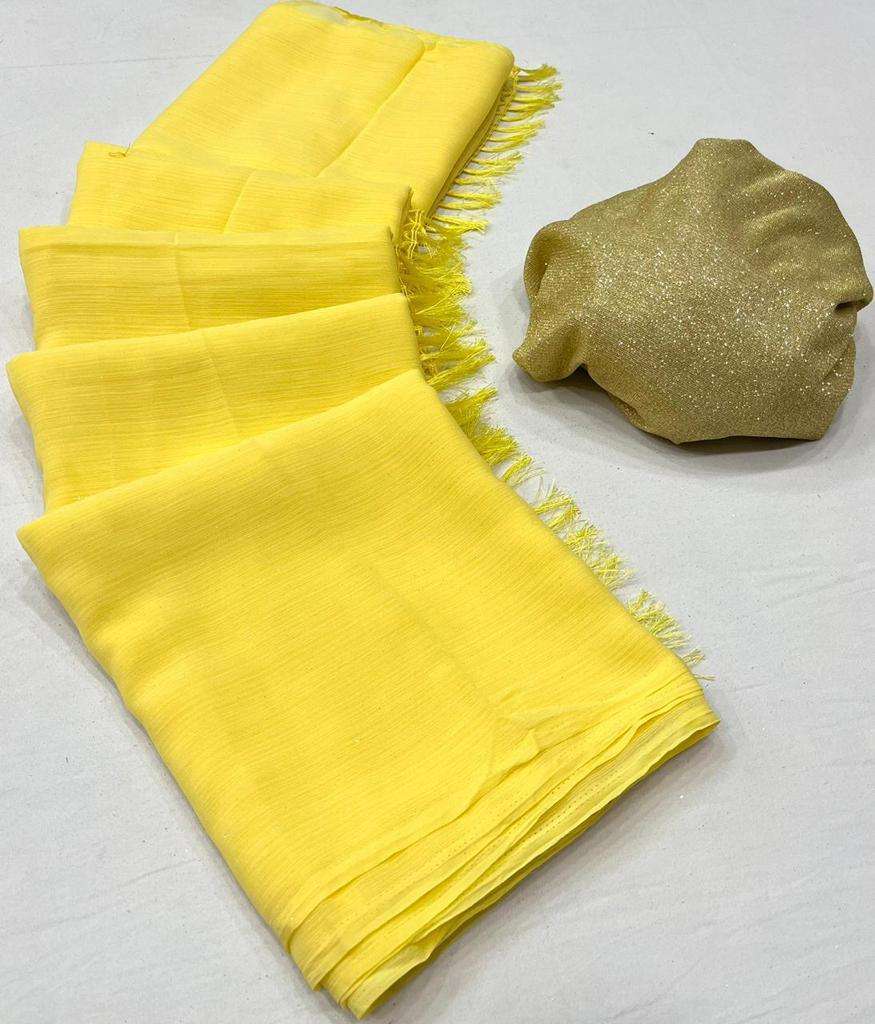 kashvi glitter silk white cat saree 