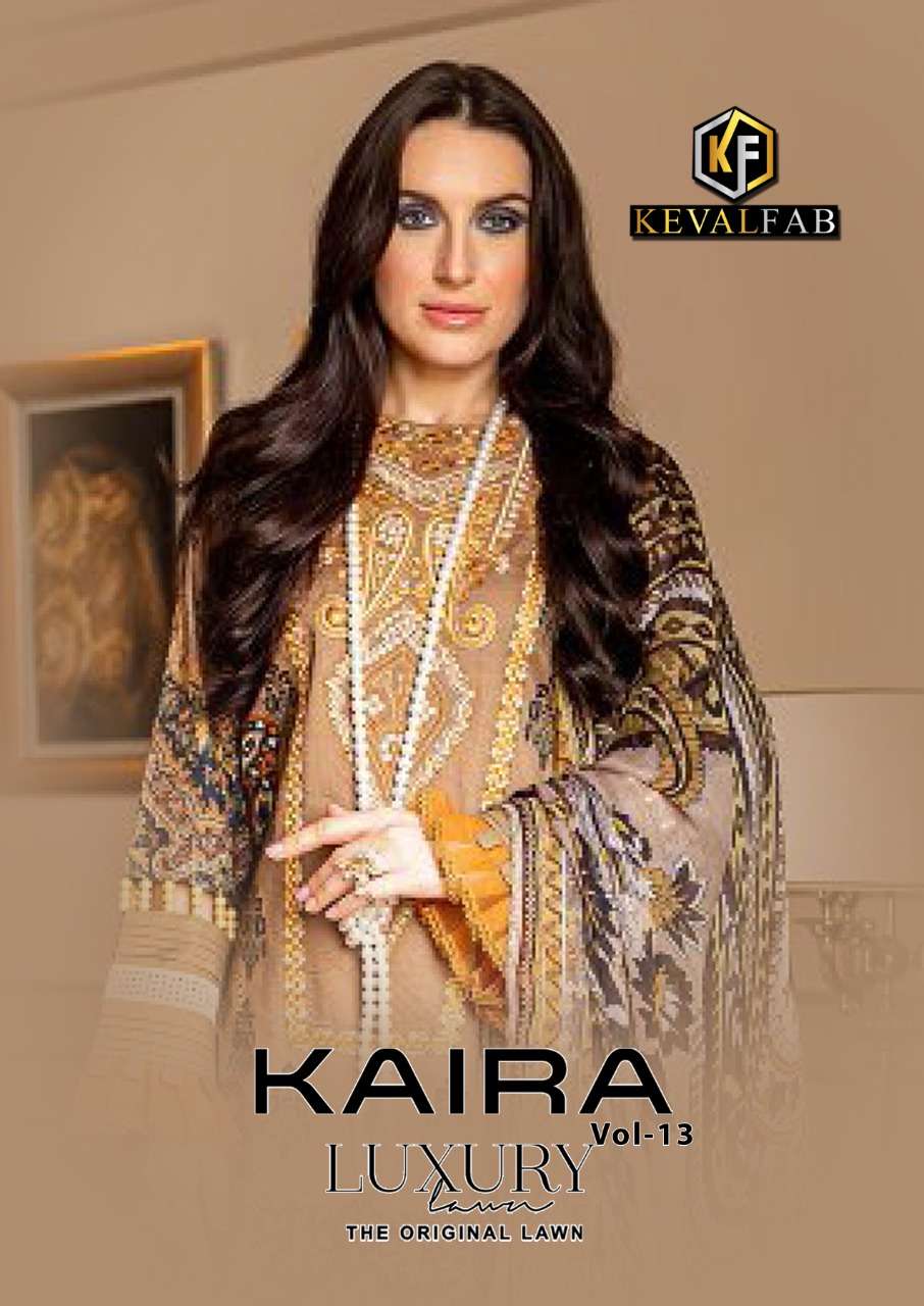Keval Kaira Vol-13 series 1301-1304 pure cotton suit 