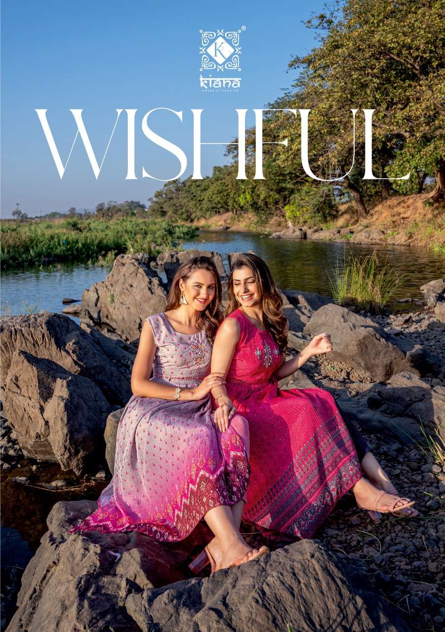 kiana wishful series 01-106 croset chinon kurti 