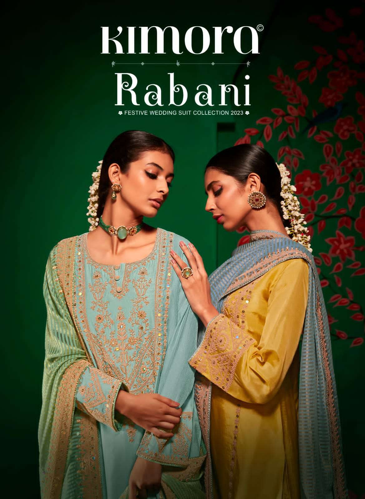 kimora rabani series 2071-2078 modal silk suit 