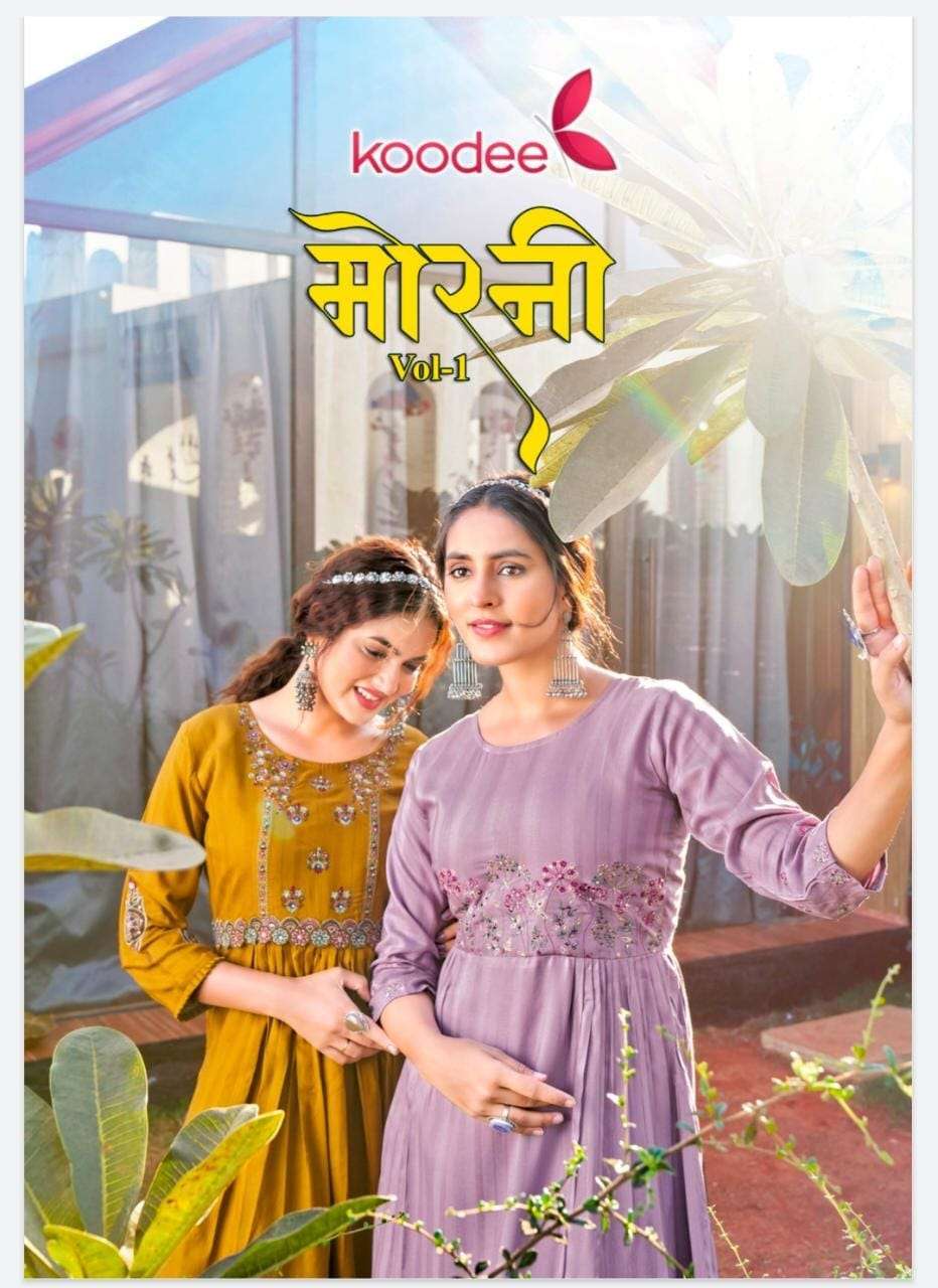 koodee morni vol 1 series Heavy Rayon Dobby kurti