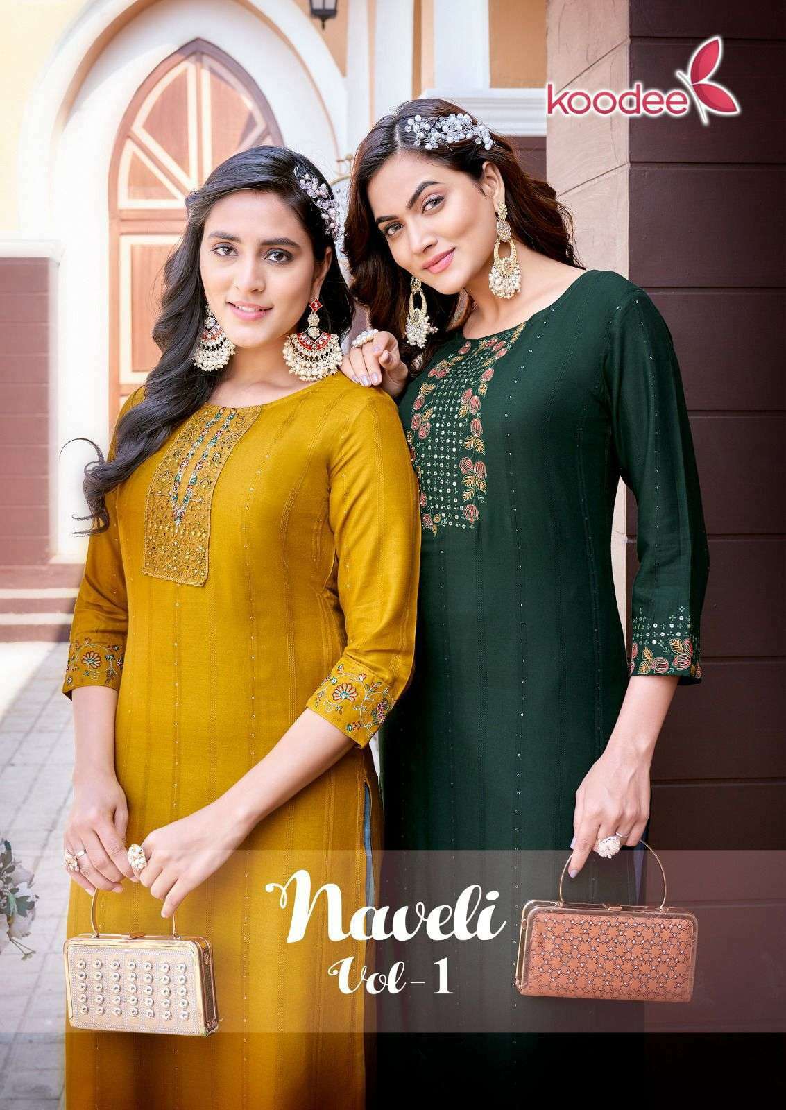 koodee naveli vol 1 series 1001-1006 heavy rayon kurti 