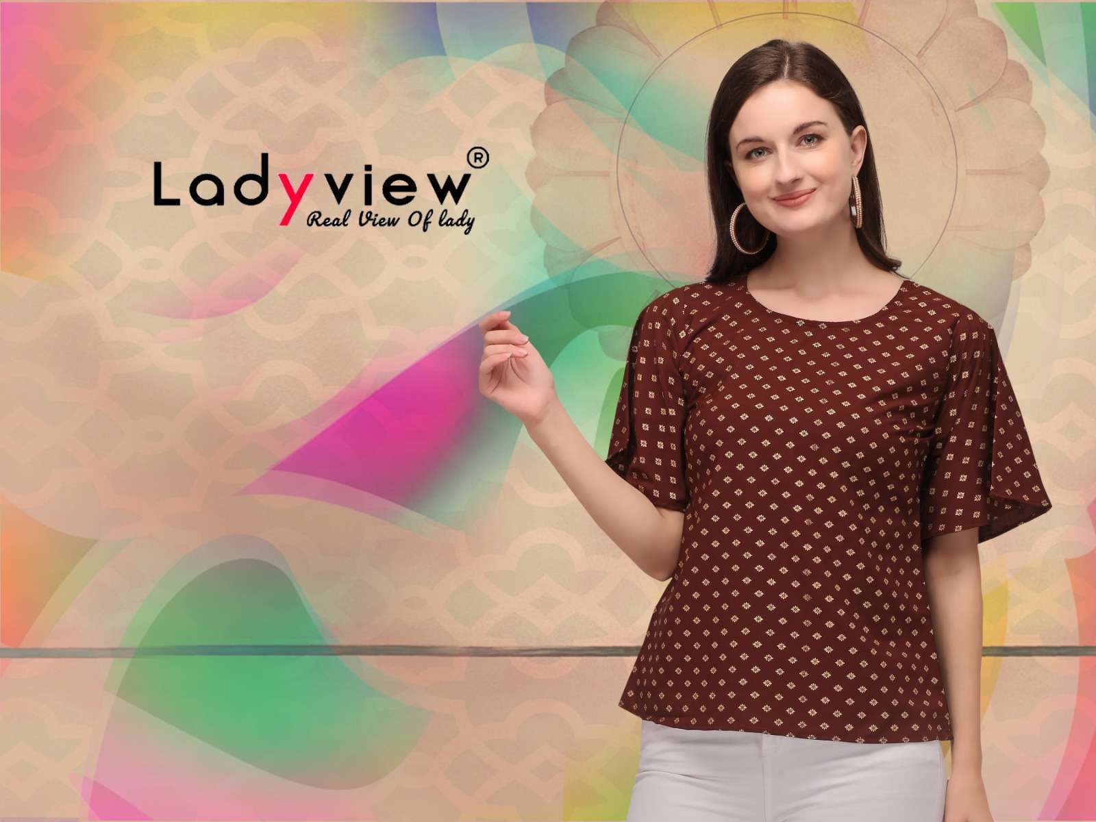 ladyview goldy series 145-151 heavy crape top