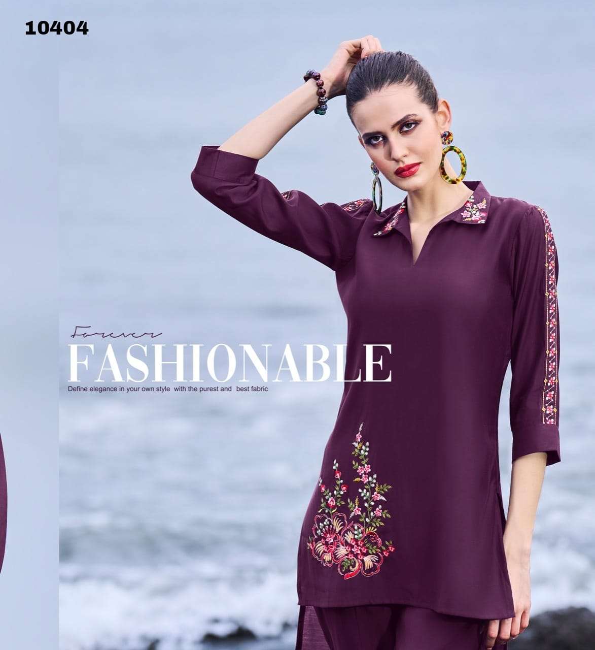 Lily & lali marvel designer natural silk kurti 