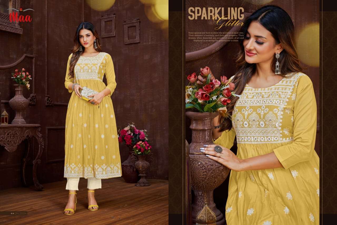 maa creation hunar series 2001-2004 mul cotton kurti 