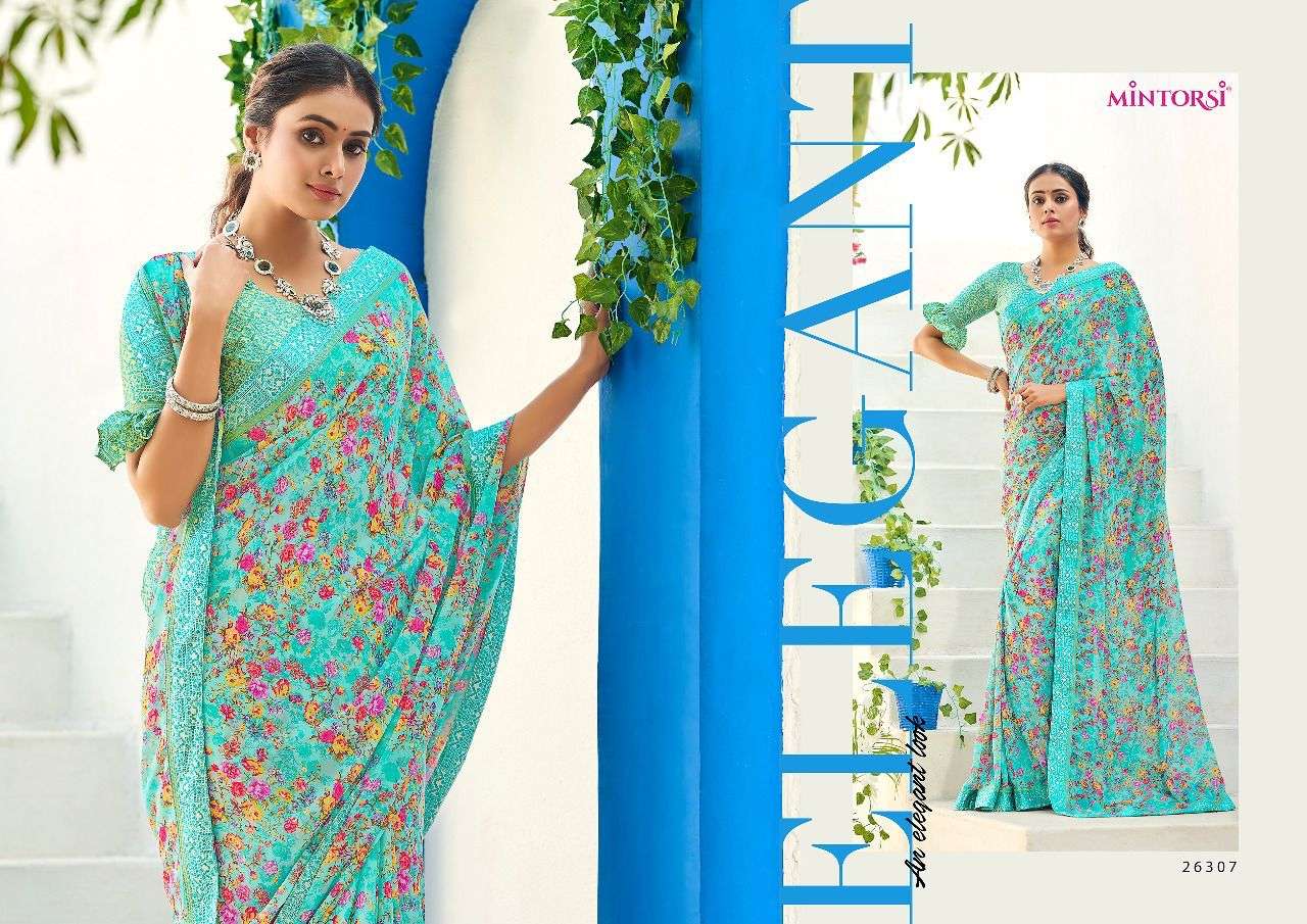 mintorsi designer weightless saree 
