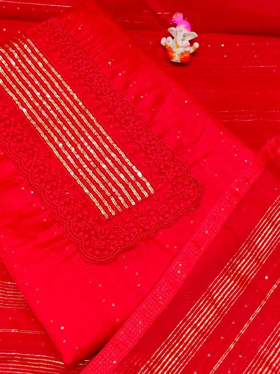 panch ratna hotstar Pure Weaving Viscose Pettern Sequence Work suit