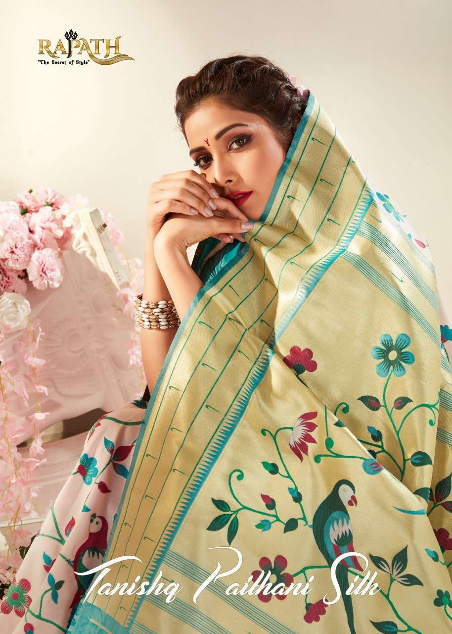 rajpath tanishq paithani series 99001-99006 pure paithani silk saree