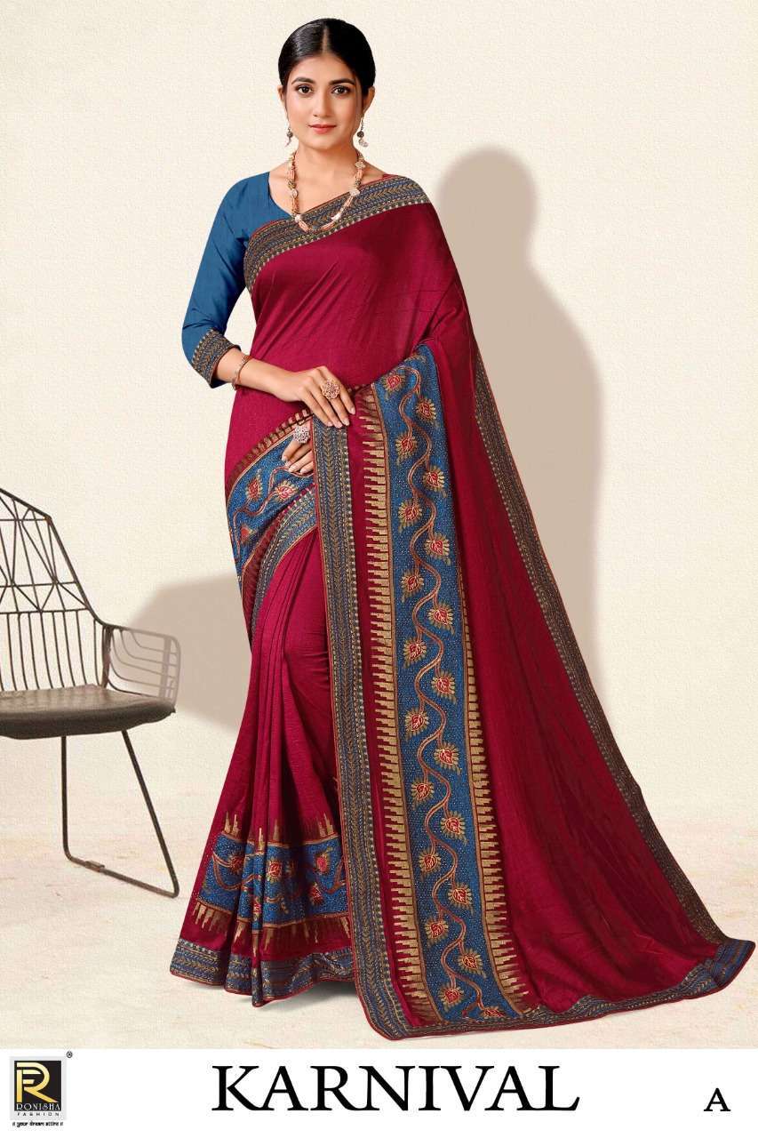 ranjna saree Karnival pc vichitra silk saree