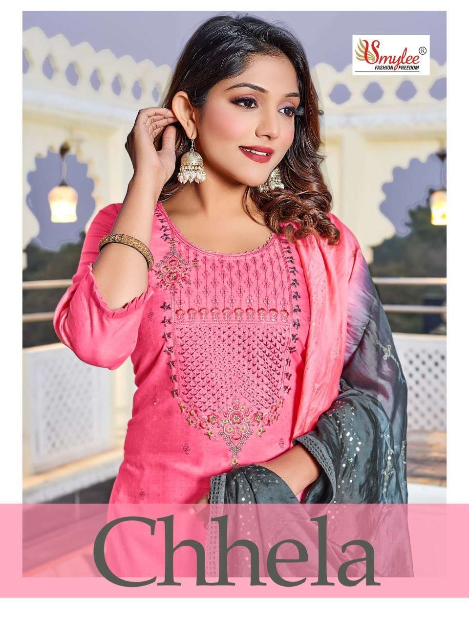 rung chhela series 1001-1008 bombay rayon readymade suit 