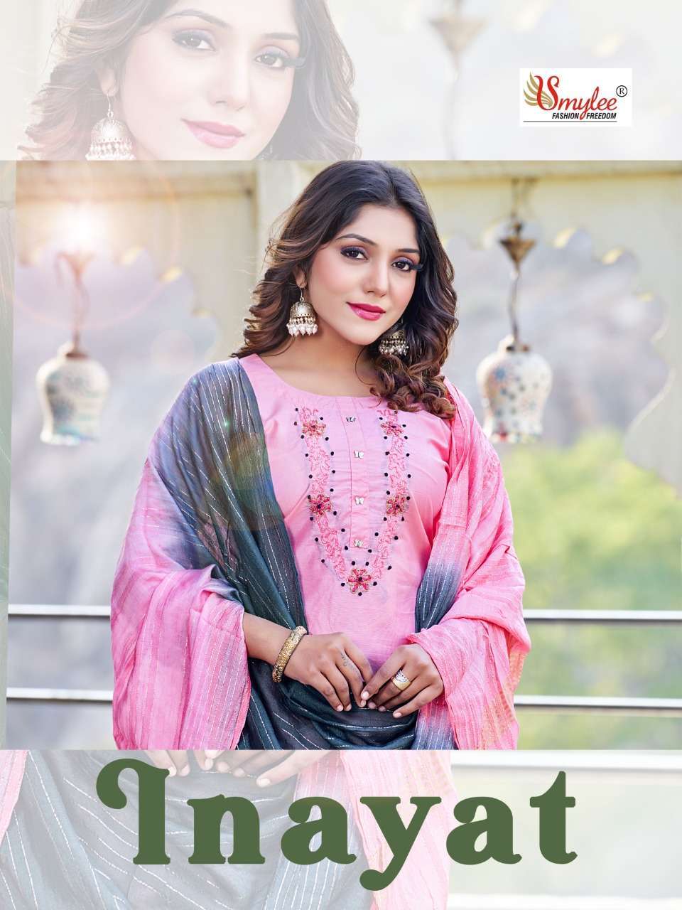 rung inayat series 1001-1008 chanderi silk readymade suit 