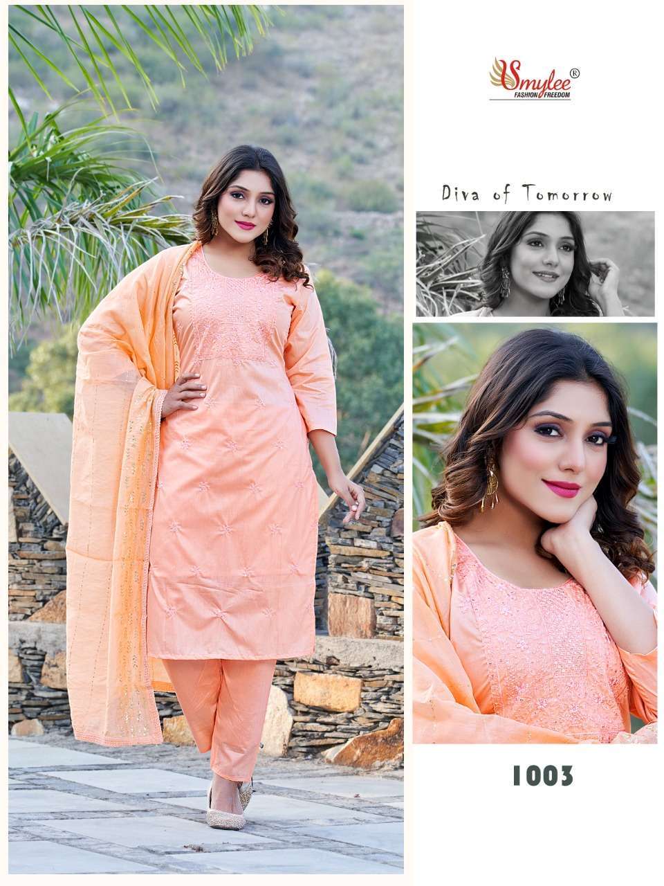 Rung jenisha series 1001-1008 chanderi silk readymade suit
