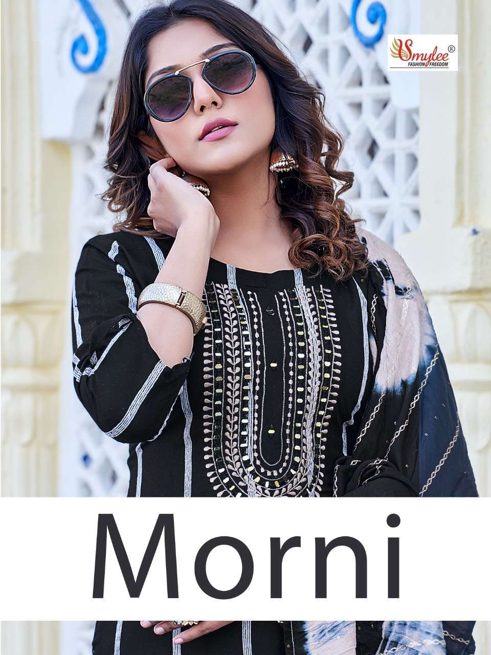 rung morni series 01-08 weaving velvet rayon kurti