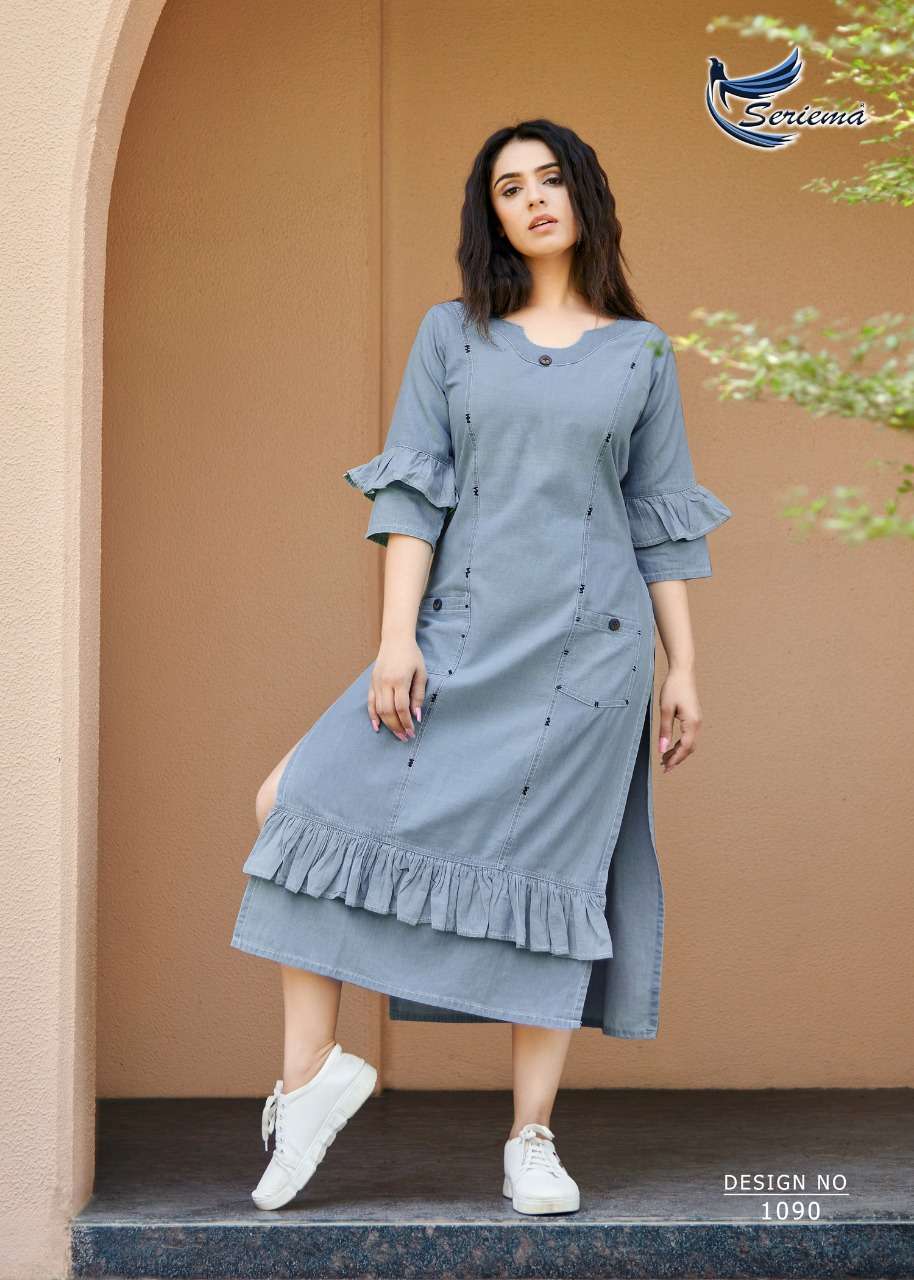 sereima kumb capture vol 3 designer pure cotton kurti 