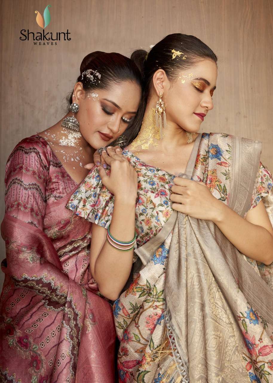 shakunt weaves amazon series 36279-36284 art silk saree 