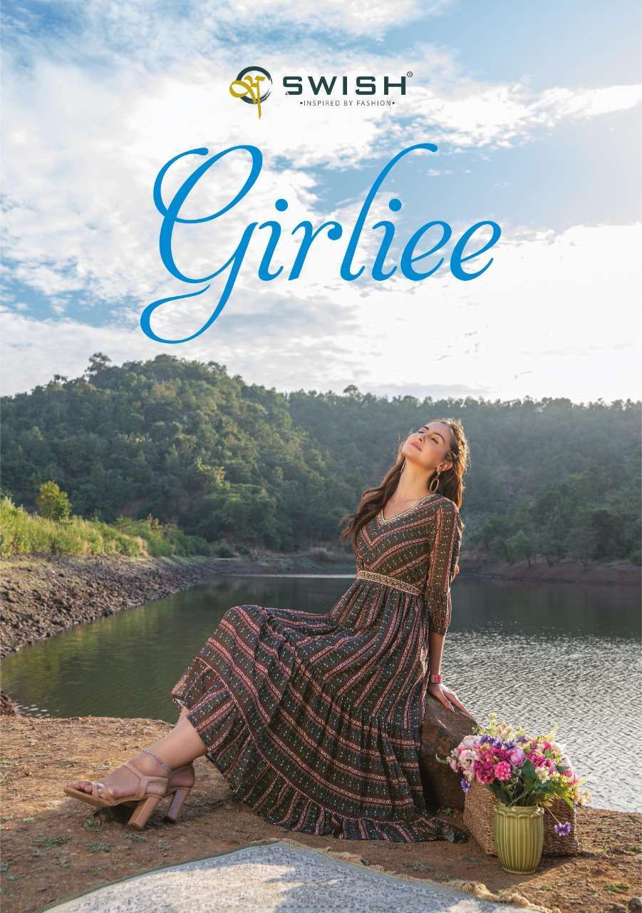 swish girliee series 401-406 pure digital viscose kurti