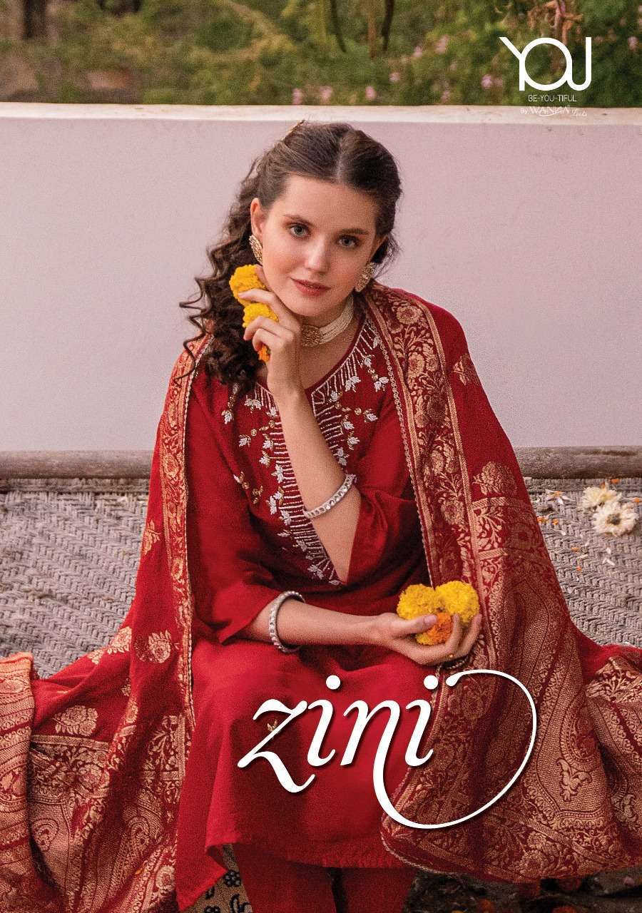 wanna zini series 001-006 Pure Soft Silk Chanderi readymade suit 
