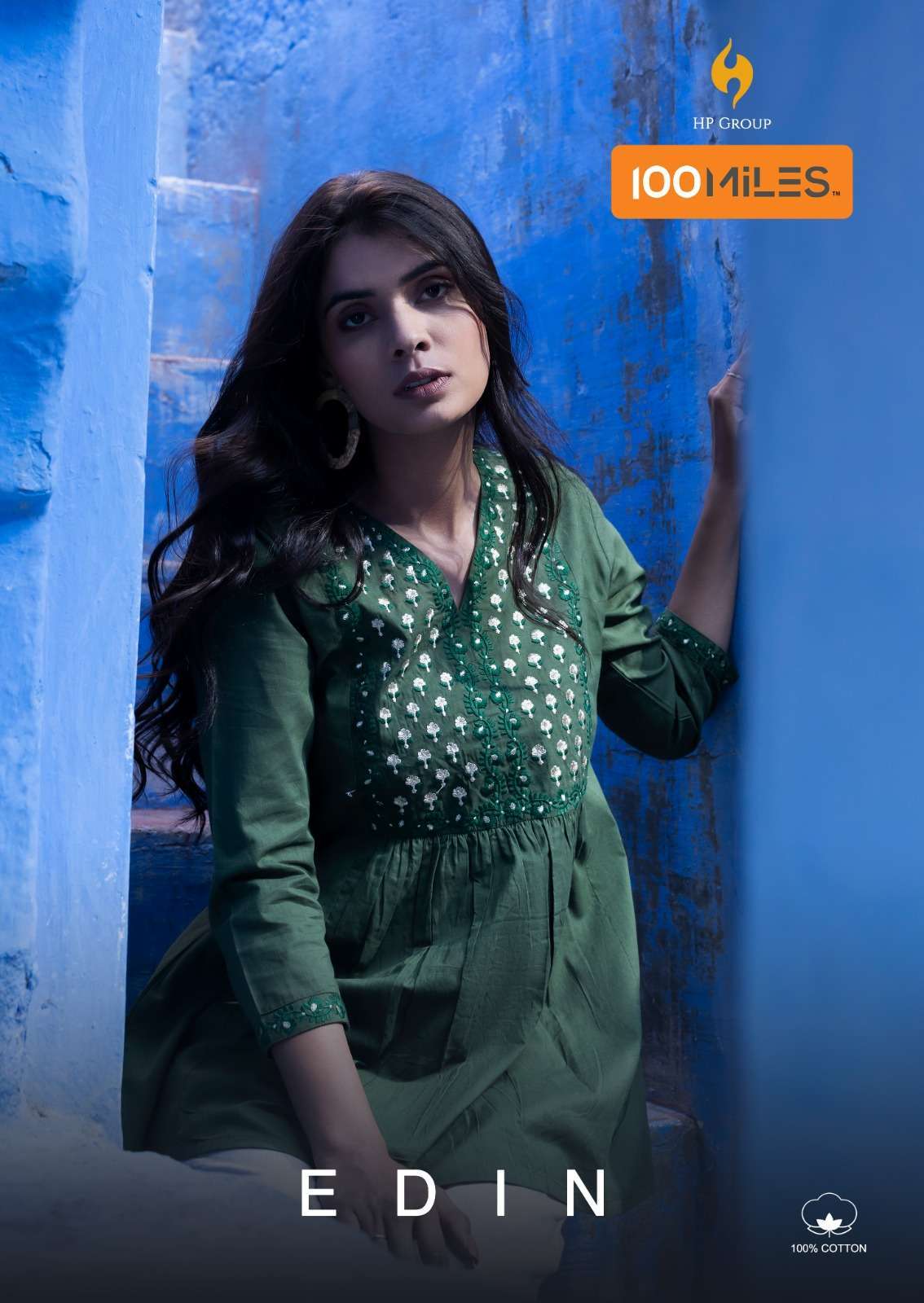 100 miles edin series 01-04 Pure cotton kurti