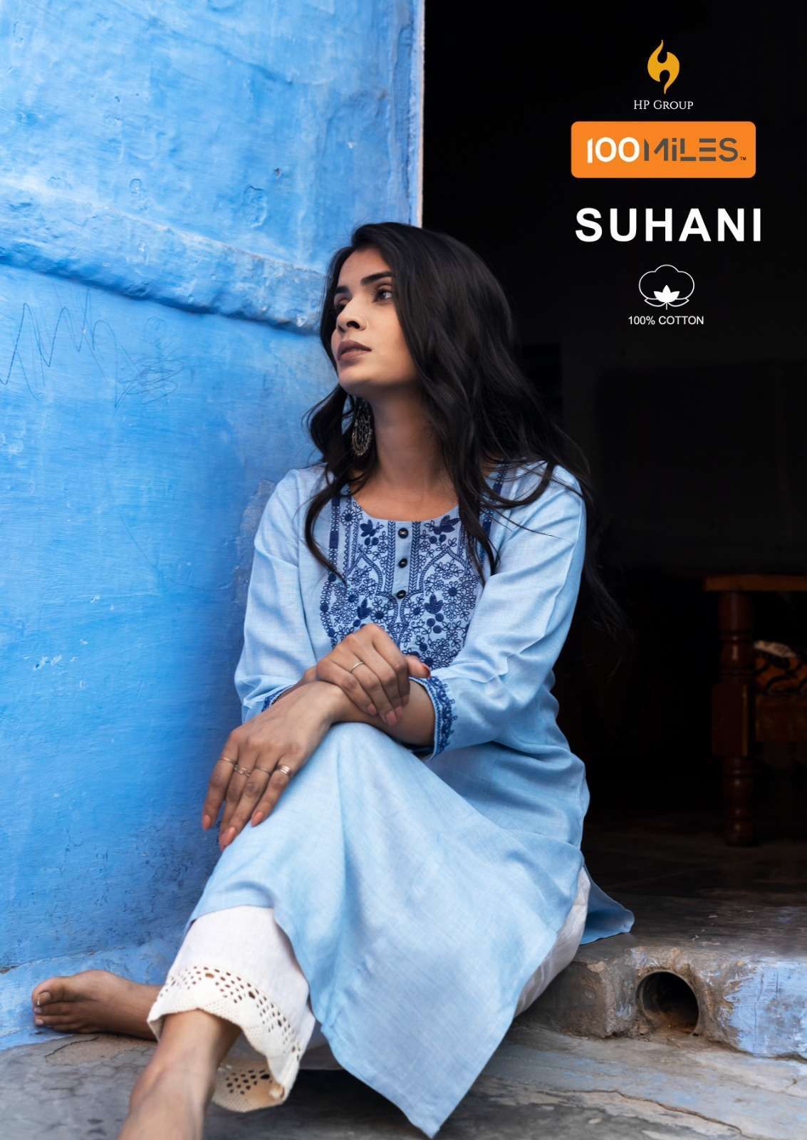 100 miles suhani series 01-04 pure excel cotton kurti 