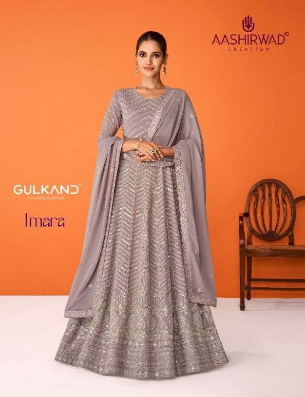 aashirwad imara series 9320-9324 real georgette suit 