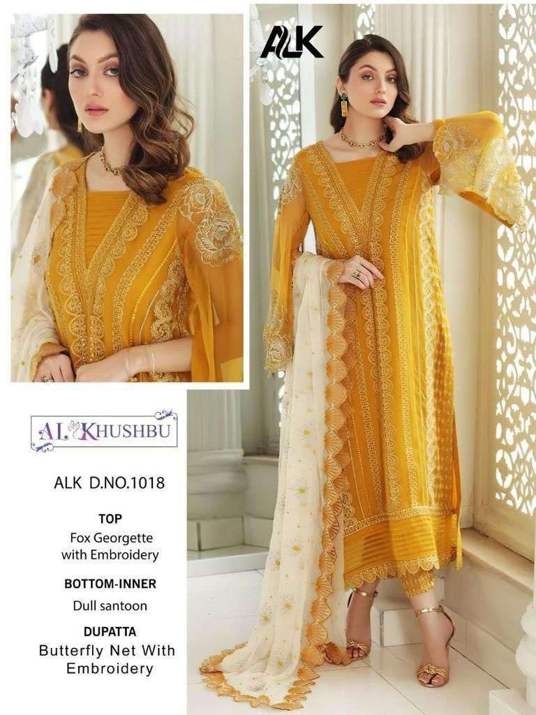 al khusbu 1018 designer georgette suit 
