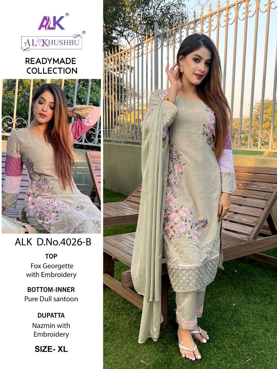 al khushbu 4026 designer heavy georgette suit 