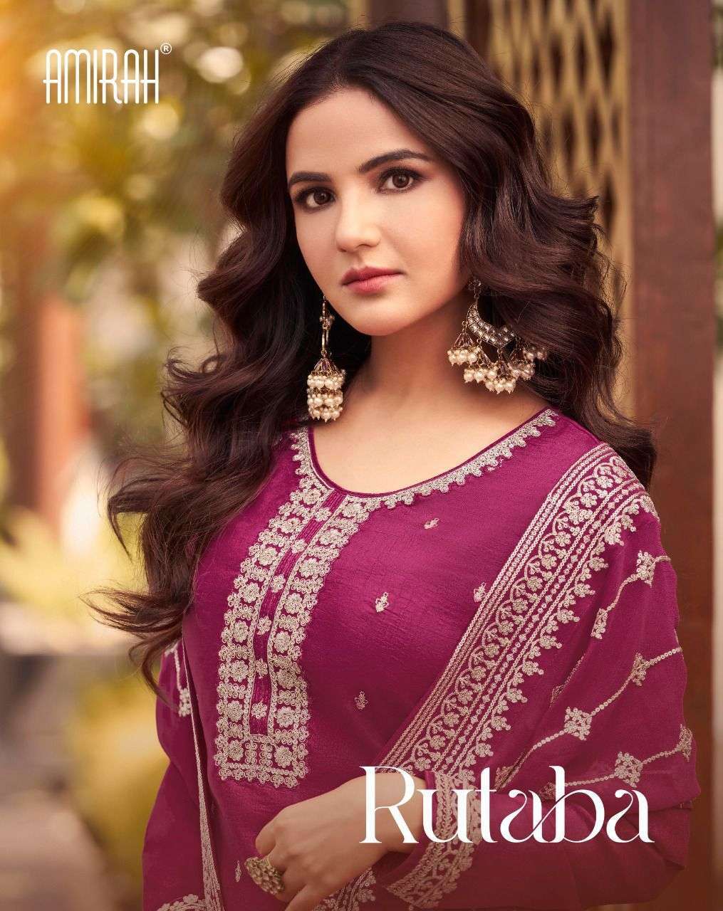 amirah rutaba series 16081-16086 heavy dola silk suit 
